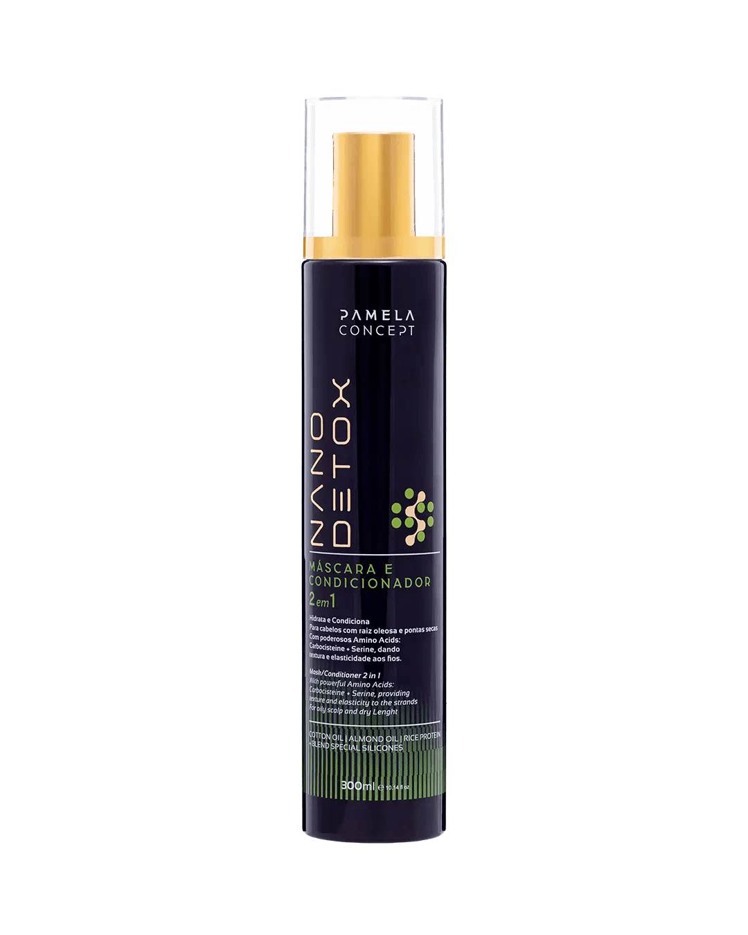 Máscara e Condicionador 2 em 1 Nano Detox 300ml