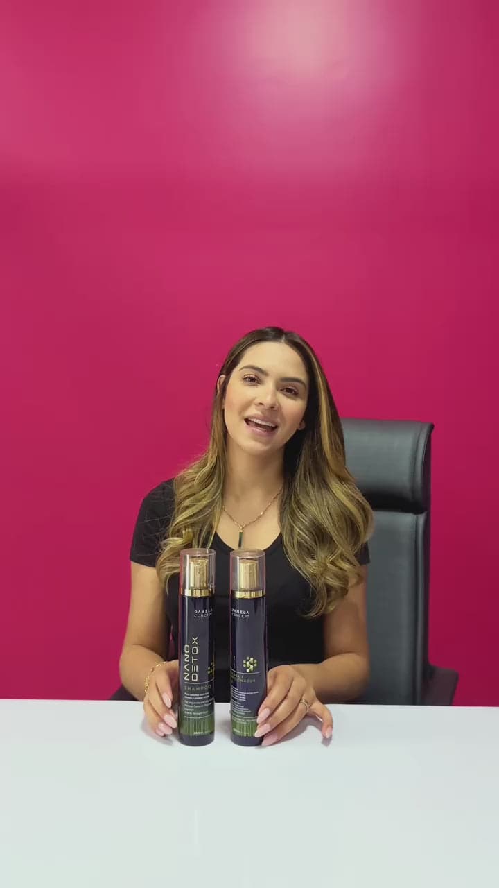 Finalização com cabelo longo e brilhante